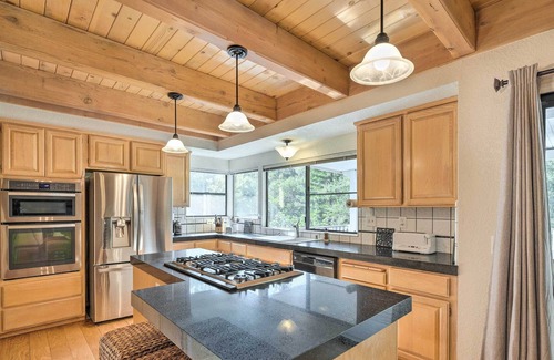 Auburn Casa | Creekside Auburn Retreat w/ Pool and Sauna!