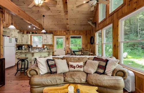 Blue Ridge Cabina | Creekside Cabin, Waterfront/Hot Tub/Pet-Friendly