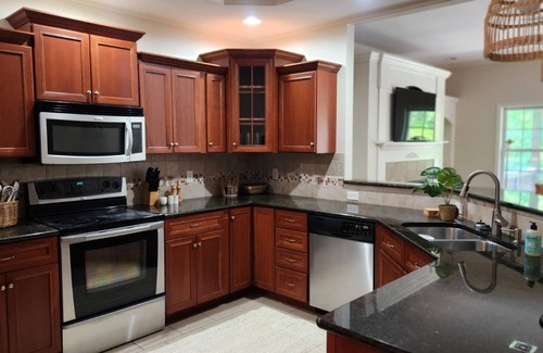 Chambersburg Casa | Spacious creekside townhome in the heart of Chambersburg!