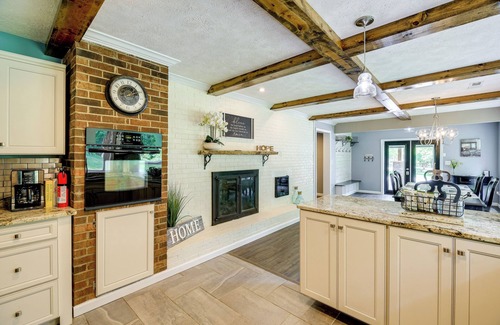 Lambsburg Casa | Creekside Retreat w/ Mtn Views in Lambsburg!
