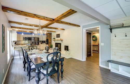 Lambsburg Casa | Creekside Retreat w/ Mtn Views in Lambsburg!