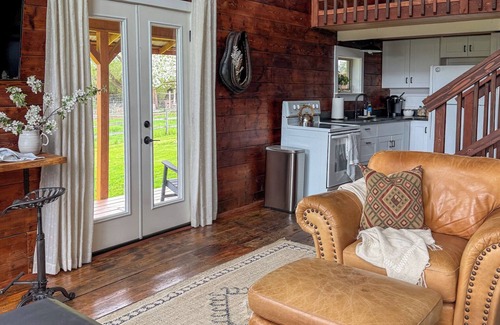 Creston Casa | Creston Inn #3 - Rustic Barn, King Bed w/stairs, close to West Glacier