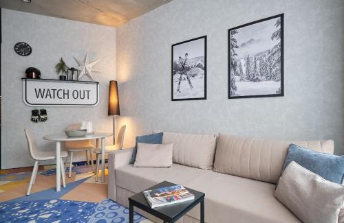 Sienna Apartamento | Crystal Pine Apartment - Biała Perła - Czarna Góra Resort - apartament z aneksem kuchennym