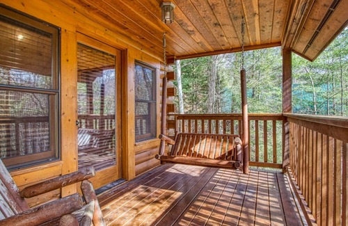 Black Bear Falls Cabina | Cub Path Lodge - Luxurious 5/5 With Theatre Room And Mountain Views! 5 Bedroom Cabin by RedAwning