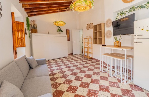 Casabermeja Apartamento | Cubo's Estudio Doble Noches de Luna & Pool / centro urbano / aire acondicionado / piscina privada