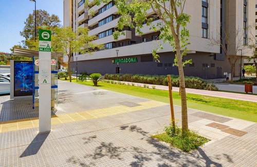 Palma-Palmilla Apartamento | Cubo's Luxury Urban Sky Apartment 12 / urbano / aire acondicionado / wifi gratis / piscina comunitaria