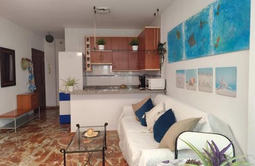 El Morche Apartamento | Cupido Beach El Morche, Patio, Costa, Mar y Playa
