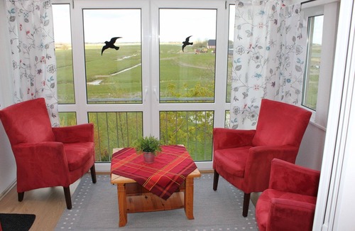 Pellworm Apartamento | Curr. Vista oeste con vista a la isla