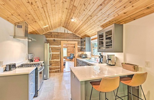 Weaverville Cabina | ¡NUEVO! Custom Creekside Cabin 15 Mi de Asheville!