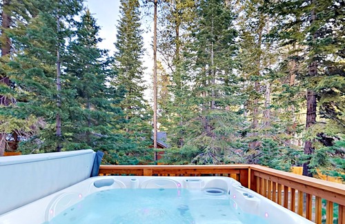 Tahoe Island Casa | Custom Home w/ Loft - Foosball & Hot Tub, Near Marina & Beach