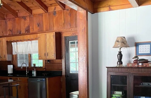 Old Forge Chalet De Esquí | Custom log home in the Adirondack Mountains "The Ducks Nest"
