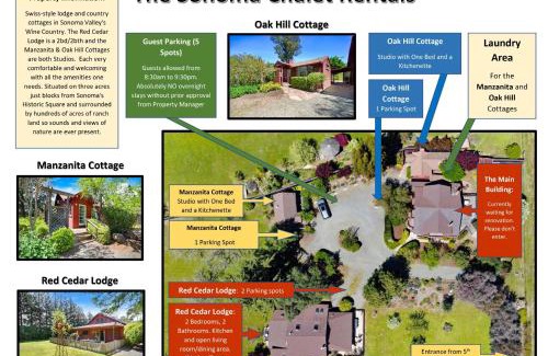 Sonoma Casa | Cute One Room Cottage In Sonoma- Includes Wine Tasting Passport