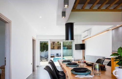 Georgioupolis Casa | Cyan Viewpoint House near Lake Kourna