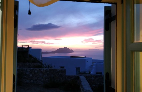 Aegiali Casa | cycladic casa frente a la más bella puesta de sol de Amorgos