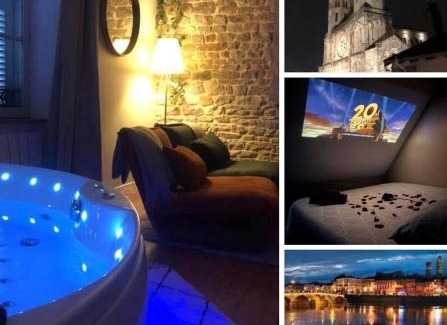 Macon Apartamento | détente centre historique de MÂCON avec spa et ciné