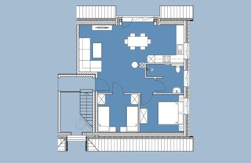 Vollerwiek Apartamento | Dünentraum, Ferienwohnung für 4 Personen - Erwachsene oder Kinder - in DE FEERJENHUSEN am Haubarg von Vollerwiek, Fertigstellung April 2020