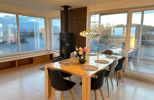 Schoenaich Apartamento | D2 Luxus-Penthouse mit Dachterrasse - Bis 9 Personen - A81 - Stuttgart - Messe - Daimler - ab 5 Nächte - Business Center und Konferenzraum separat buchbar