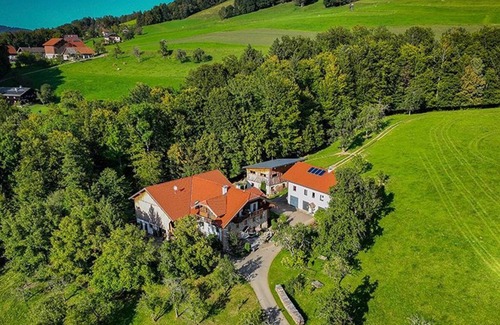 Tiefgraben Apartamento | Dachsteinblick - Organic Farm Mondsee familia Schafleitner-Kroiss (3 flores)