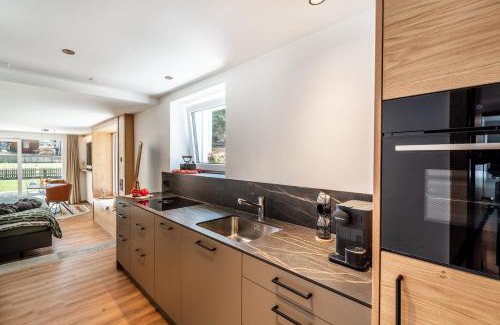 Saas Almagell Apartamento | Dalias Ferienparadies Apartment ENZIAN - Studio ALPENROSE