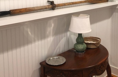 Saint Simons Heights Cabaña | Darling Beach Cottage with Pool! - Great work/Play space!