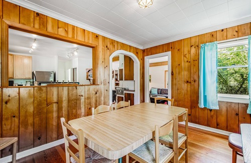 Clinton Casa | Darling Cottage in the Trees w/ Free WiFi, Full Kitchen, Wood Stove, & Gas Grill