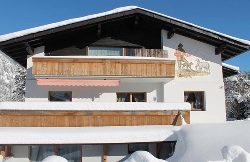 Scharnitz Apartamento | La casa en el bosque - apartamento / apartamento, ducha y baño, inodoro, 3 dormitorios