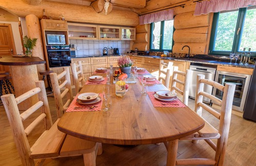 Kaplice Chalet De Esquí | Das neu Gebaute Blockhaus, Befindet Sich in Wunderschöner Landschaft