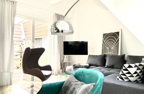 Stade Apartamento | Das Stader Loft mit Sonnenbalkon