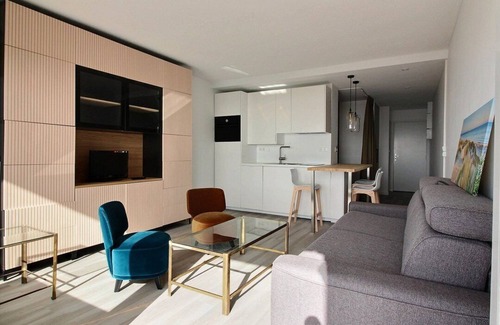 Hardelot-Plage Apartamento | DAUPHINS D3 : Studio with beautiful sea view, 3rd floor, for up to 4 people