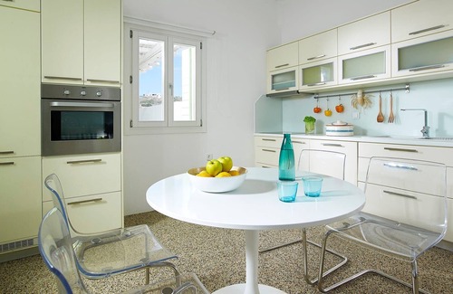 Milos Villa | Dazzling Milos Villa | Villa Morgoth | 2 Bedrooms | Breathtaking Sea Views | Spacious Furnished Terrace with Shaded Outdoor Dining Area | Private Garden | Provatas