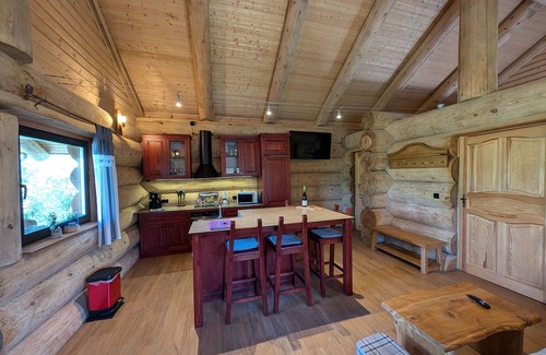 Gross Nemerow Cabina | Log Cabins Naturstamm Ferienhaus Tollensesee 10 - Feriendorf Tollensesee
