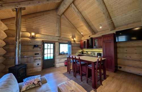 Gross Nemerow Cabina | Log Cabins Naturstamm Ferienhaus Tollensesee 10 - Feriendorf Tollensesee