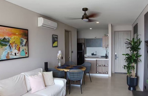 Puerto Colombia Apartamento | De Luxe acogedor con vistas al Mar y Atardeceres