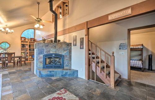 Arnold Casa | Deck and Grill Mtn Haven in Stanislaus Natl Forest
