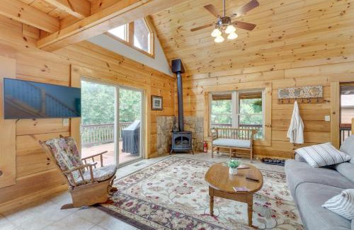 Bostic Casa | Deck, Grill and Fire Pit Blue Ridge Mountain Cabin!