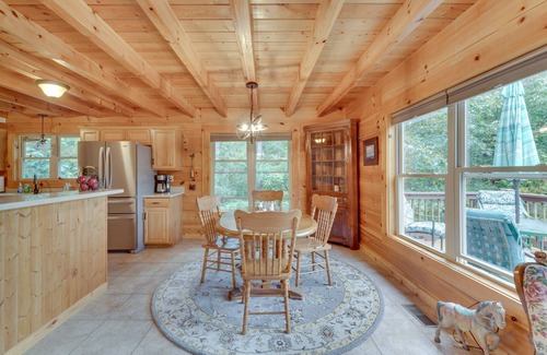 Bostic Cabina | Deck, Grill & Fire Pit: Blue Ridge Mountain Cabin!