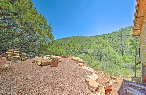 Payson Cabaña | Deck & Mogollon Rim Views: Secluded Payson Cabin