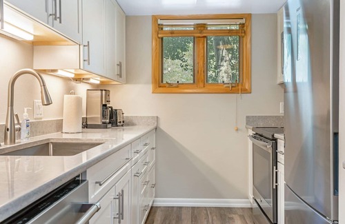 Vail Condominio | Deck w/ Grill On Gore Creek, 4-BR, Pet Friendly, Steps from Free Bus Stop - Great Value!