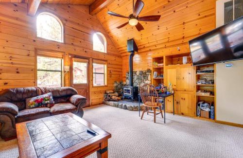 Truckee Casa | Deck with Hot Tub Serene Cabin in Truckee