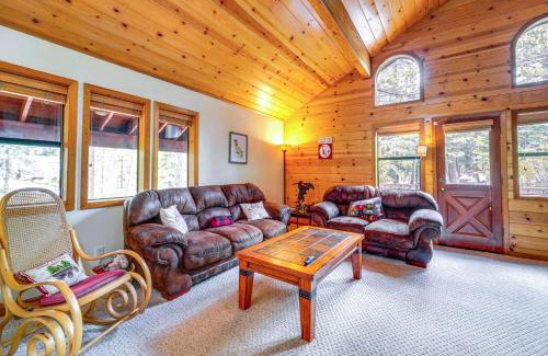 Truckee Casa | Deck with Hot Tub Serene Cabin in Truckee