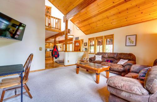 Truckee Casa | Deck with Hot Tub Serene Cabin in Truckee