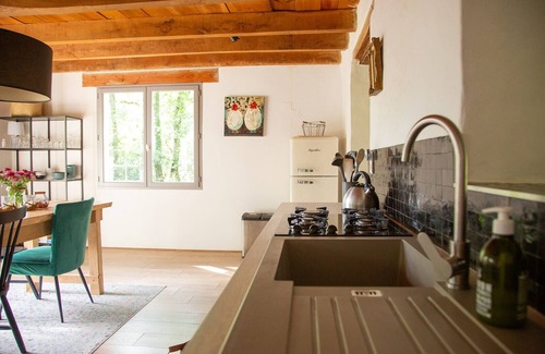 Sainte-Foy-de-Longas Casa | Deffé Dordogne - casa completamente renovada en el bosque