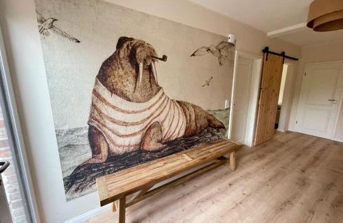 Toenning Apartamento | Deichkoje12 Deck 1 EG direkt am Eiderdeich nur 7 km bis zur Nordsee und 20 Min bis Sankt Peter Ording