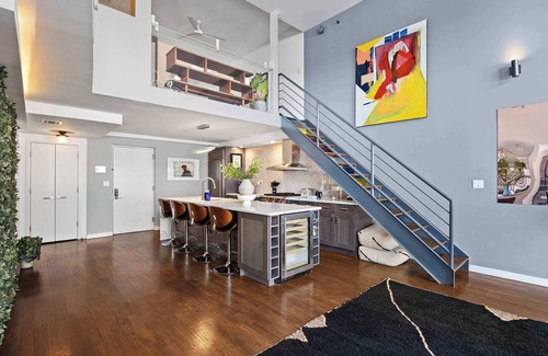 Bedford-Stuyvesant Apartamento | DeKalb Loft by Rove Travel | 2BR Duplex Condo Loft