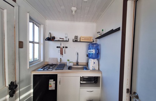 Curepto Cabina | Acogedora Tiny House 2 personas, Primera Línea de playa, apta para mascotas