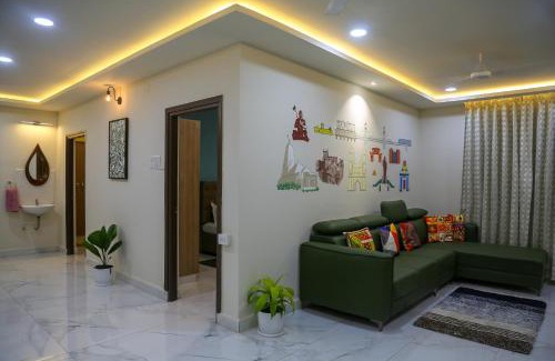Gachibowli Apartamento | Delightful 3 Bed holiday home with AC Near US Embassy, Gachibowli