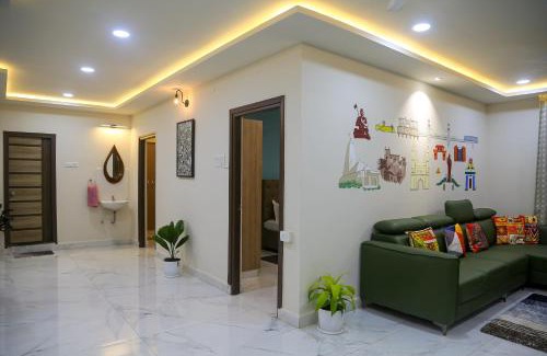Gachibowli Apartamento | Delightful 3 Bed holiday home with AC Near US Embassy, Gachibowli