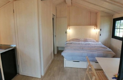 Saint-Cirq-Lapopie Cabina | DELUXE DUO CABIN ON PILOTS 1