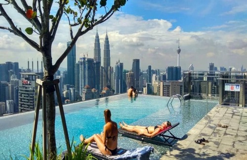 Titiwangsa Apartamento | Suite Deluxe King con vistas al jardín 7