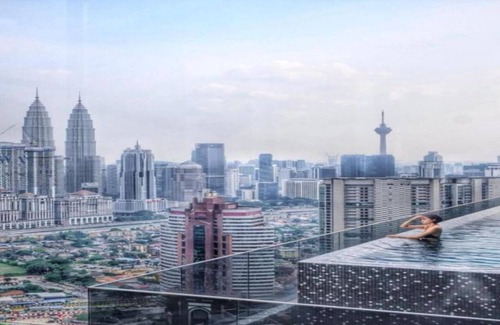 Titiwangsa Apartamento | Suite Deluxe King con vistas al jardín 21